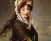 路易斯伊 丽莎白 维热 勒 布伦 : Portrait of a Young Woman